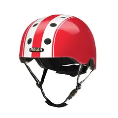 MELON - Casco para Ciclismo Urbano Double White Red XL