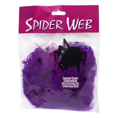 GENERICO - Set 12 Decoración Telaraña Halloween