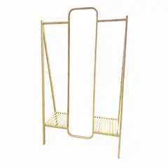 SOHOGAR - Perchero organizador con espejo de madera