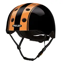 MELON - Casco Ciclismo Urbano Double Orange Black XL-XXL