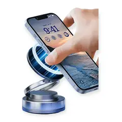 GENERICO - Porta Celular Soporte Magnetico De Succión Al Vacio Ventosa