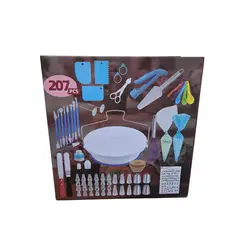 GENERICO - Set Utensilios Repostería Manga Pastelera Boquillas 207 Pzas