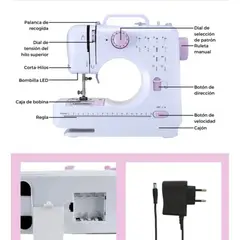 MOVI - Máquina de Coser Portátil 12 Puntadas con Luz LED
