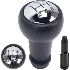 ATURE - Pomo Palanca Cambio + Convertidor Para Peugeot 206 207 307