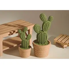 GENERICO - Adorno Cactus - Efecto Tejido