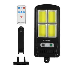 GENERICO - Foco Solar 50W IP65 4 Paneles LED Con Sensor Raimax - SC