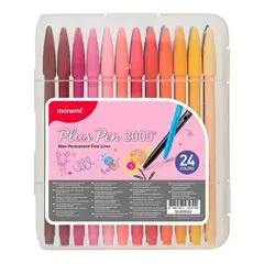 MONAMI - Set Marcadores Plus Pen 3000 24 Colores