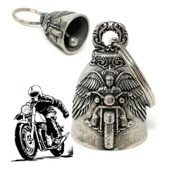 KUANGYE - Amuleto Protección Campana Moto Biker Guardián Bell Regalo