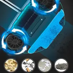 MOVI - Escoba Aspiradora y Barredora Manual 3 en 1