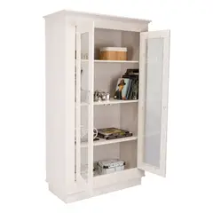 TUHOME - Vitrina Alcamo 2 Puertas 180x103x485 Cm White