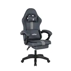 KRONE GAMING - Silla Gamer Oficina Krone Reclinable Fabric Azul