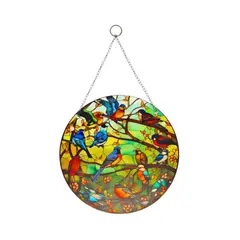 GENERICO - Adorno Colgante Acrílico Atrapasol Pajaros