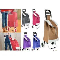 GENERICO - Carro Para Compras Plegable 20 L Color Azul