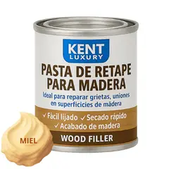 KENT - PASTA RETAPE DE MADERAS 200 GRAMOS - TONO MIEL