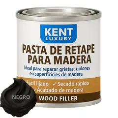 KENT - PASTA RETAPE DE MADERAS 450 GRAMOS - TONO NEGRO