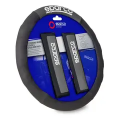 SPARCO - Cubre Volante + Cubre Cinturon Auto 1111 Universal