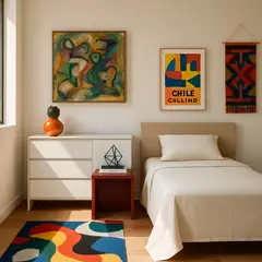ARMONIA - Ropa de Cama Blanco 144 Hilos Plaza y Media Económica