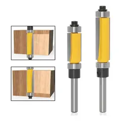 GENERICO - Fresa Madera Copiadora Toma ¼ Doble Rodamientos 2un