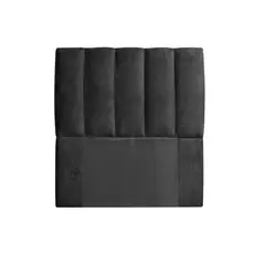 GENERICO - Respaldo De Cama 1 Plaza Negro Modular