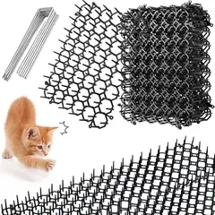 KUANGYE - 12 Alfombrillas Repelentes Mascotas Anti-cat Pot Con Clavos