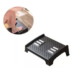 GENERICO - Apoya Descansa Pies Masajeador Ajustable 6 Nivel