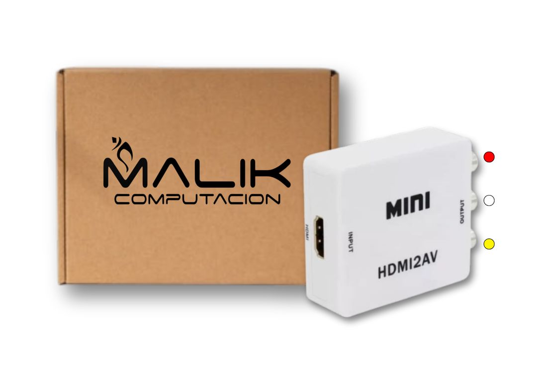 Adaptador Hdmi A Rca: Convierte Hdmi A 3 Salidas 2AV Pack 3