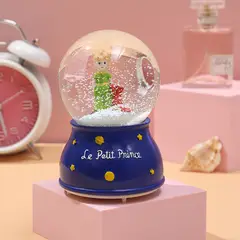 GENERICO - Esfera de Nieve El Principito con Música y Luces de Colores