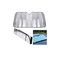 GENERICO - Parasol Tapasol De Auto Camión Parabrisa Metalizado 140x70