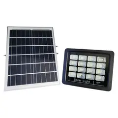 AVC Y VELL MAX - Proyector De Área 160W Luz Fría + Panel Solar Independiente Negro Fría