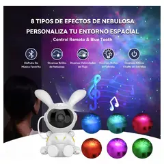 GENERICO - Proyector Lámpara Luz Led Galaxia Astronauta Con Bluetooth