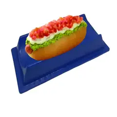 PASTELERIUS - 20 Porta Completos Plástico Completero Reutilizable Hot Dog