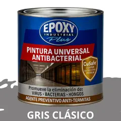 EPOXY - PINTURA PISOS ALTO TRÁFICO- Doble Componente Antibacterial 1L