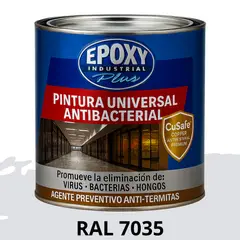 EPOXY - PINTURA PISOS ALTO TRÁFICO- Doble Componente Antibacterial 1L