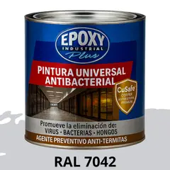 EPOXY - PINTURA PISOS ALTO TRÁFICO- Doble Componente Antibacterial 1L
