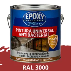 EPOXY - PINTURA PISOS ALTO TRÁFICO - Doble Componente Antibacterial 4L