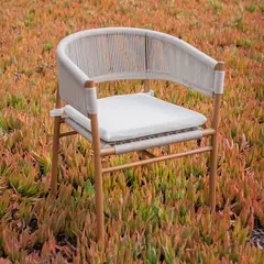 DECO EXTERIOR - 2 Sillas de terraza Aluminio Agave