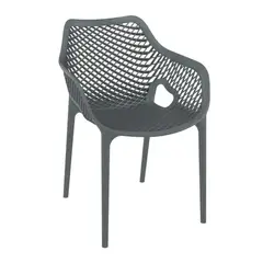 DECO EXTERIOR - Silla de exterior Air XL color Gris.