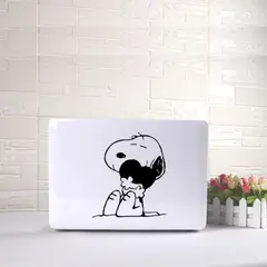 GENERICO - Sticker Decorativo Para Notebook Snoopy Corazon Adhesivo
