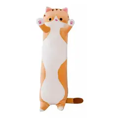KINDA NICE - Almohada Para Dormir Peluche Gatito Relleno Algodón 50 Cm