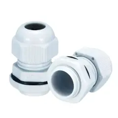 GENERICO - PRENSAESTOPA BLANCA PG21 PARA CABLE 6 UNIDADES