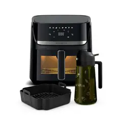 MOUVAIR - Pack Freidora Supreme 7.6 L + Rociador de Aceite + Molde de Silicona