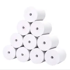 GENERICO - Rollos Térmicos 80x80 Mm Cinta Papel Impresora Térmica 5 Pza