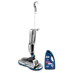 BISSELL - Trapeador Eléctrico Inalámbrico Spin Wave 2240N + Detergente