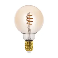 EGLO - Ampolleta E27-G95 5W Ambar Regula Blanca Calida Fria Cód12244