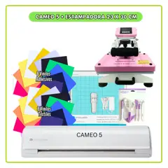 SILHOUETTE - Cameo 5 + estampadora Hoby Press 23x30 cm DOS04