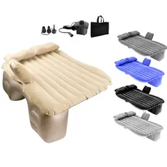 GENERICO - Colchón Inflable Auto + Bomba Eléctrica Camping