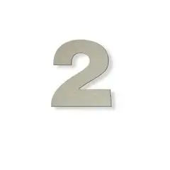 VISUALHEX LIMITADA - Número Puerta Casa Apartamento Adhesi NUMERO 2