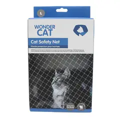 GENERICO - Malla de Seguridad Para Ventanas para Gatos L Wonder Cat