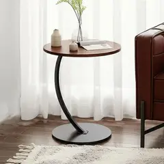GENERICO - Mesa De Centro Lateral Living Vanguardia Madera Natural