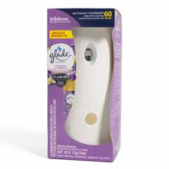 GLADE - Aromatizante Automático + Repuesto Lavanda Y Vainilla